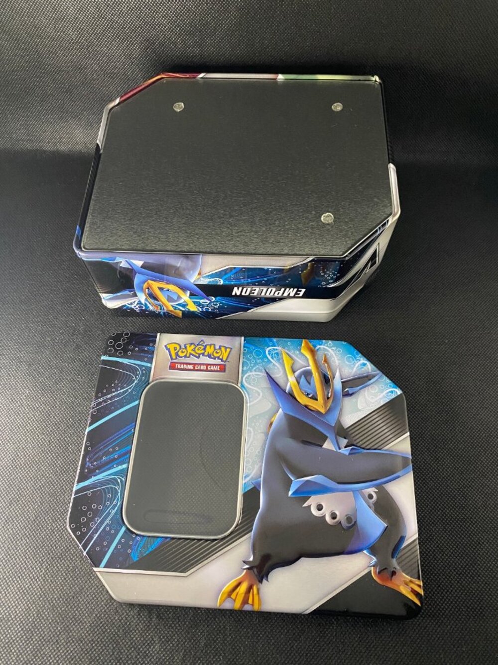Empty Empoleon Pokemon V Strikers Tin Storage Container